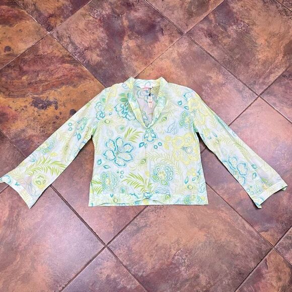 NWT Victoria’s Secret Floral Boho Blouse M/L - Picture 3 of 10